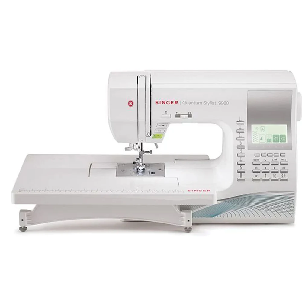 SINGER® Quantum Stylist™ 9960 com Mesa Extensível